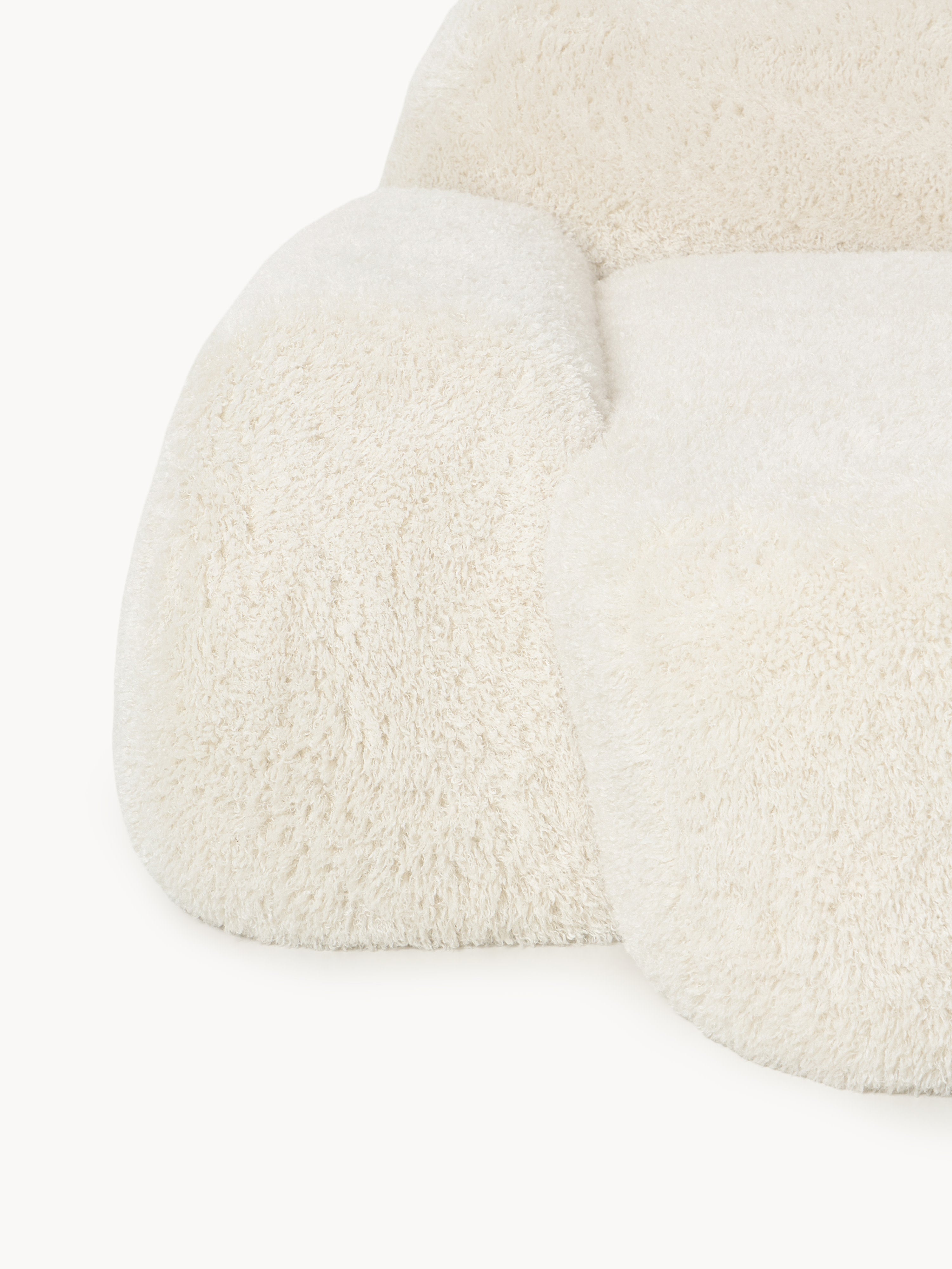 Modulares Teddy-Ecksofa Wolke (4-Sitzer) mit Chaiselongue
