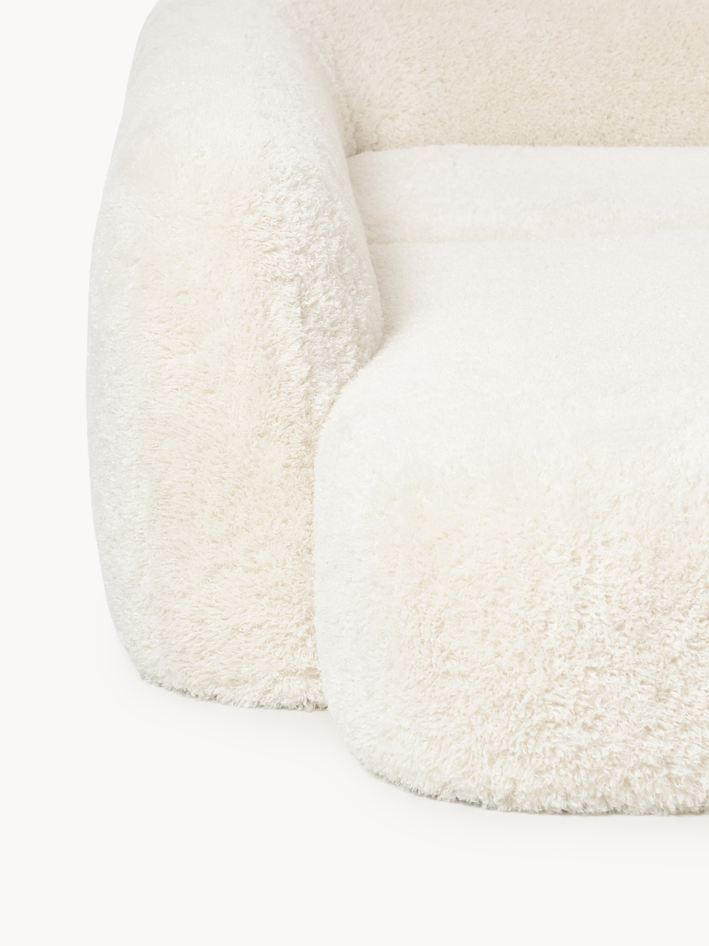 XL Modulares Teddy-Ecksofa Wolke mit Chaiselongue