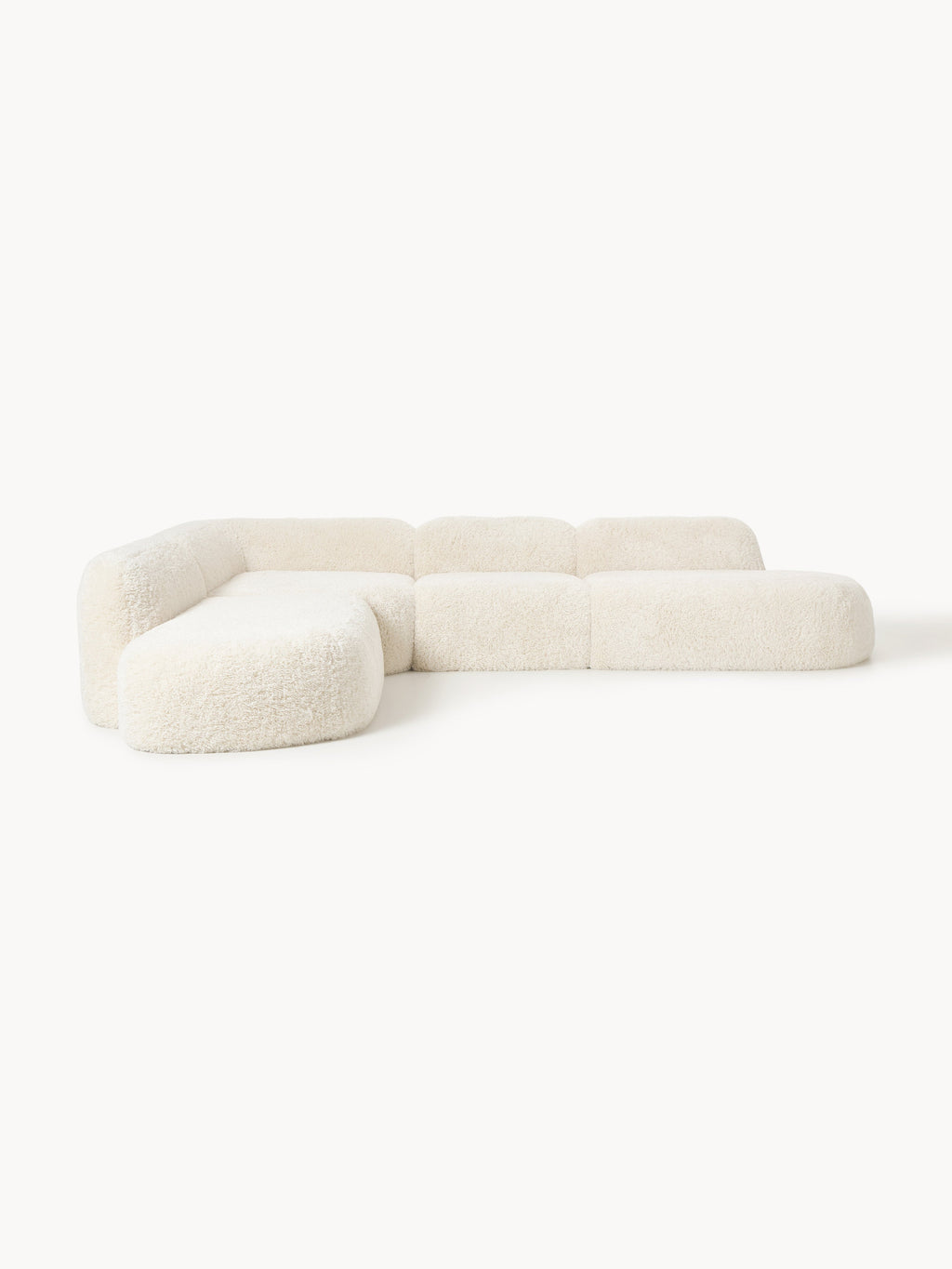 Galeriebild 1 - XL Modulares Teddy-Ecksofa Wolke mit Chaiselongue