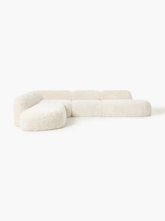 Galeriebild 1 - XL Modulares Teddy-Ecksofa Wolke mit Chaiselongue