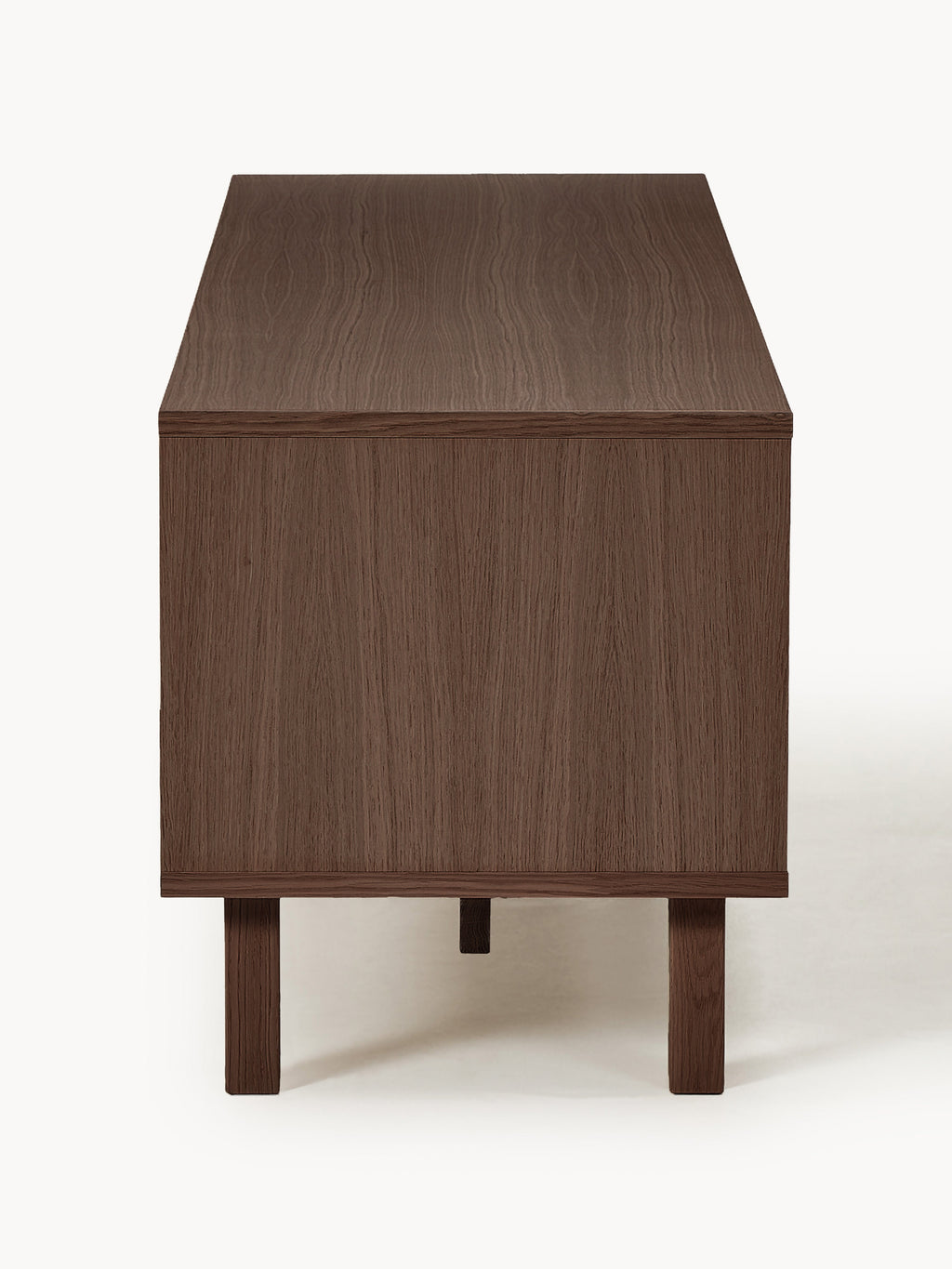 TV-Lowboard Echo mit Rattan-Fronten