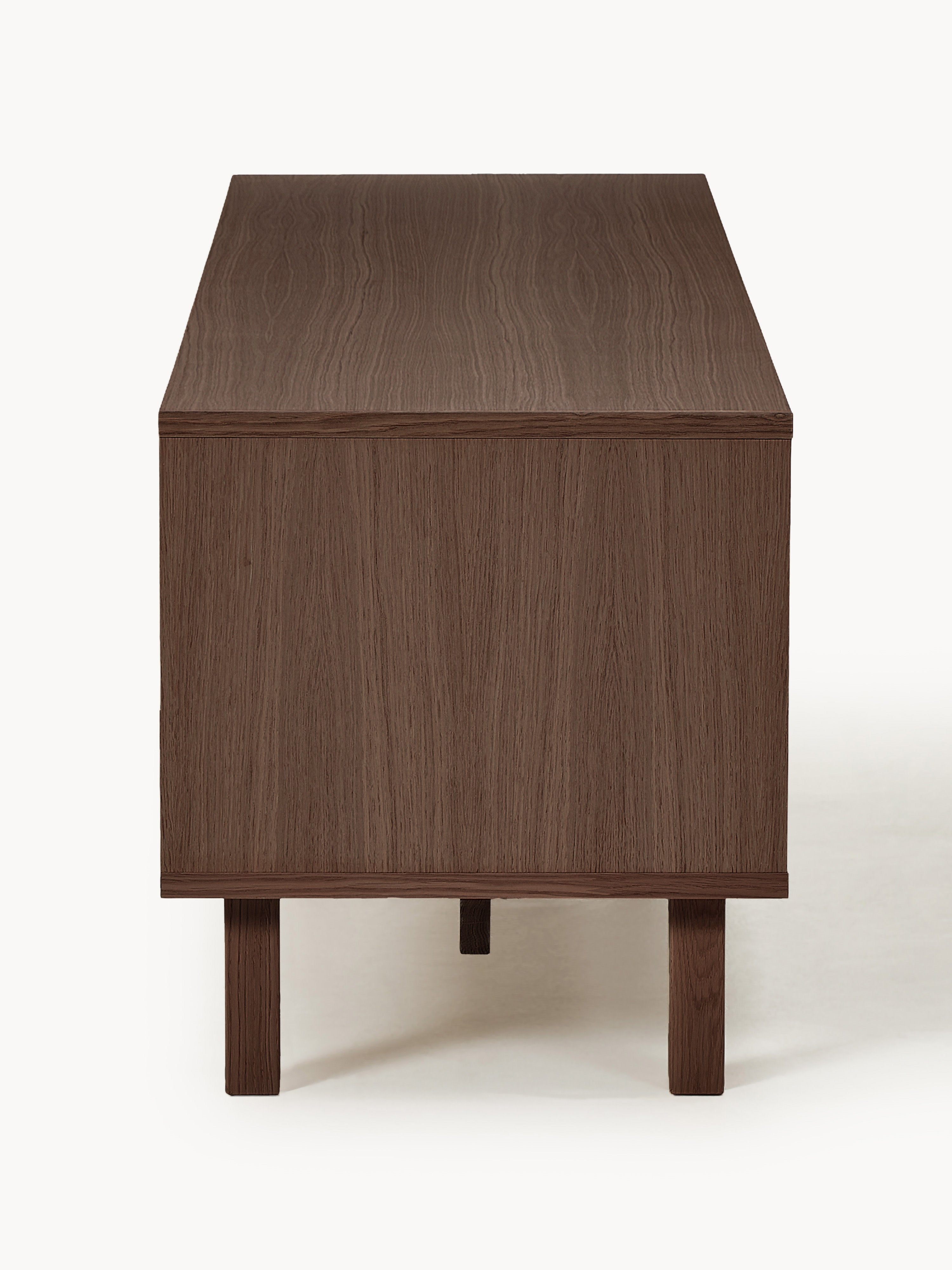 TV-Lowboard Echo mit Rattan-Fronten