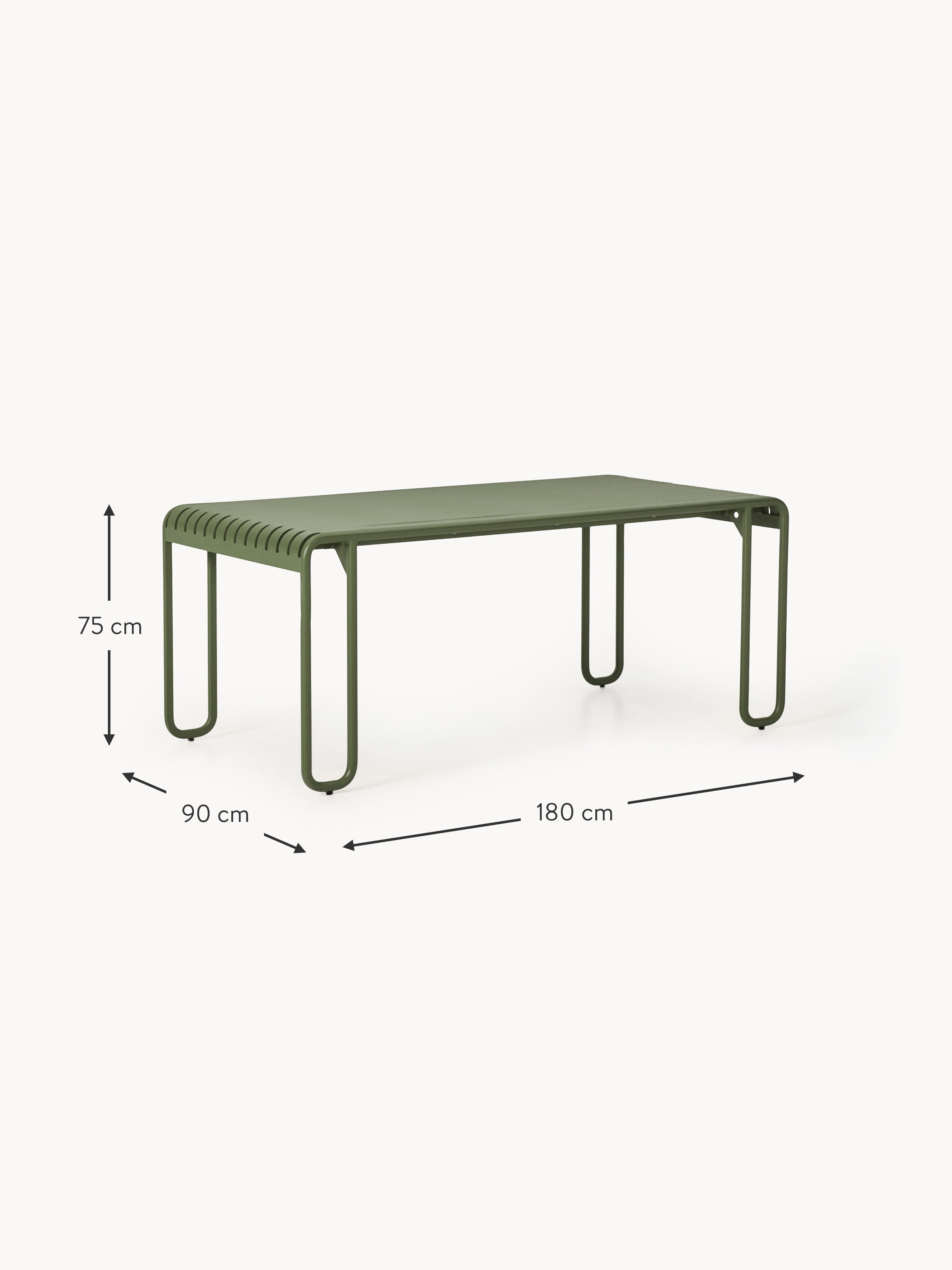 Gartentisch Caio, 180 x 90 cm