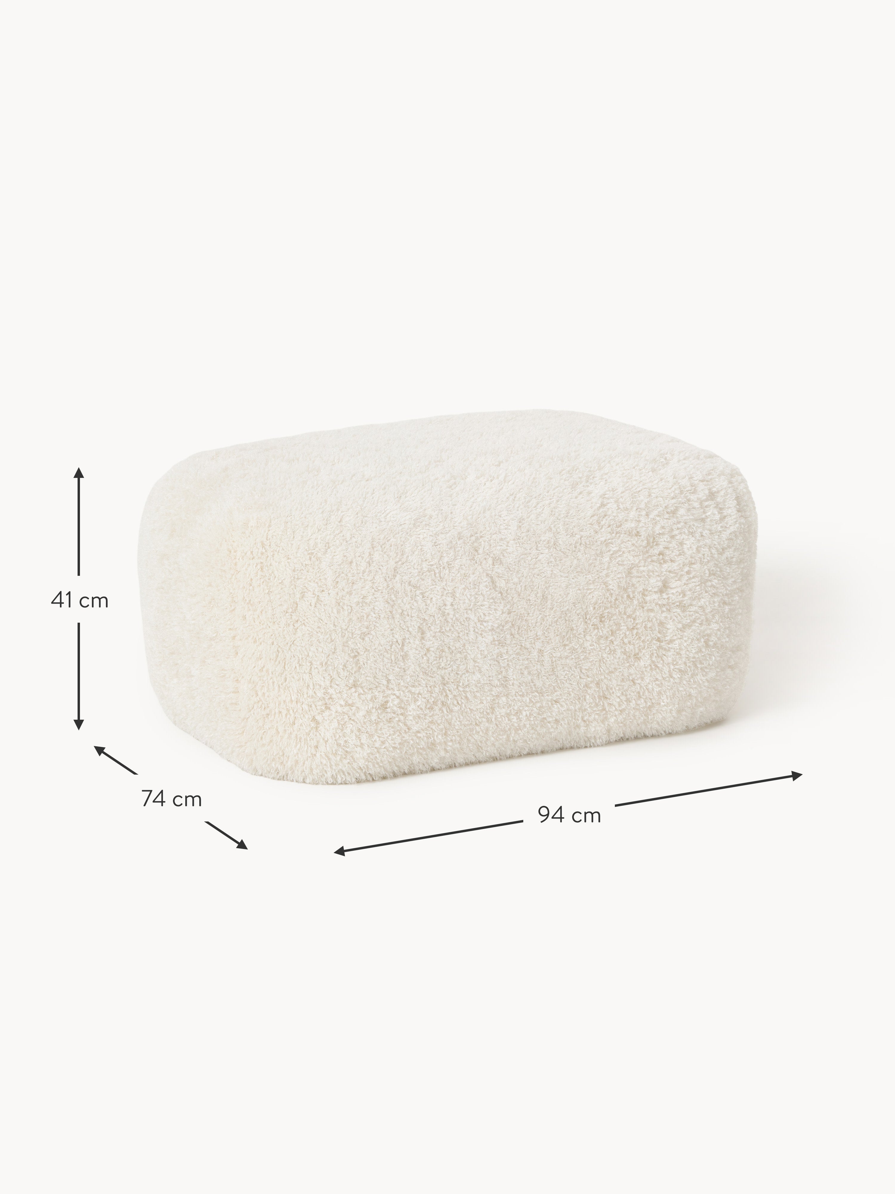 Großer Teddy-Sofa-Hocker Wolke