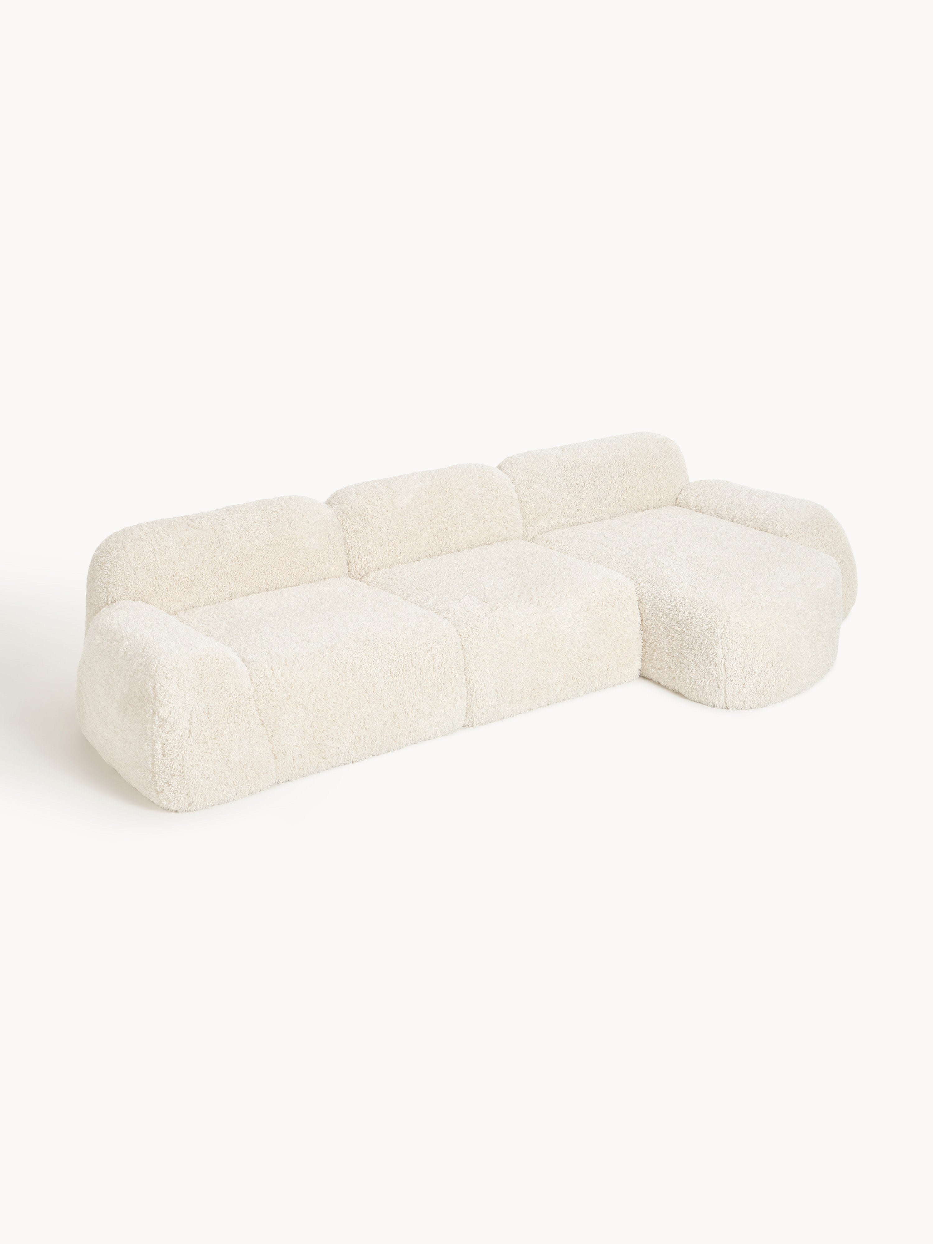 Modulares Teddy-Ecksofa Wolke (4-Sitzer)