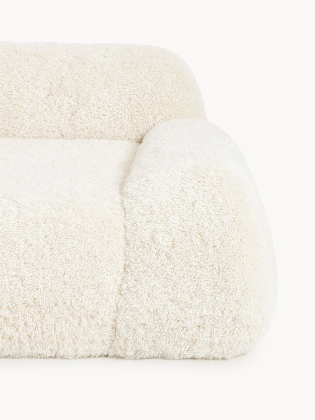 Teddy-Sofa Wolke (2-Sitzer) mit Chaiselongue