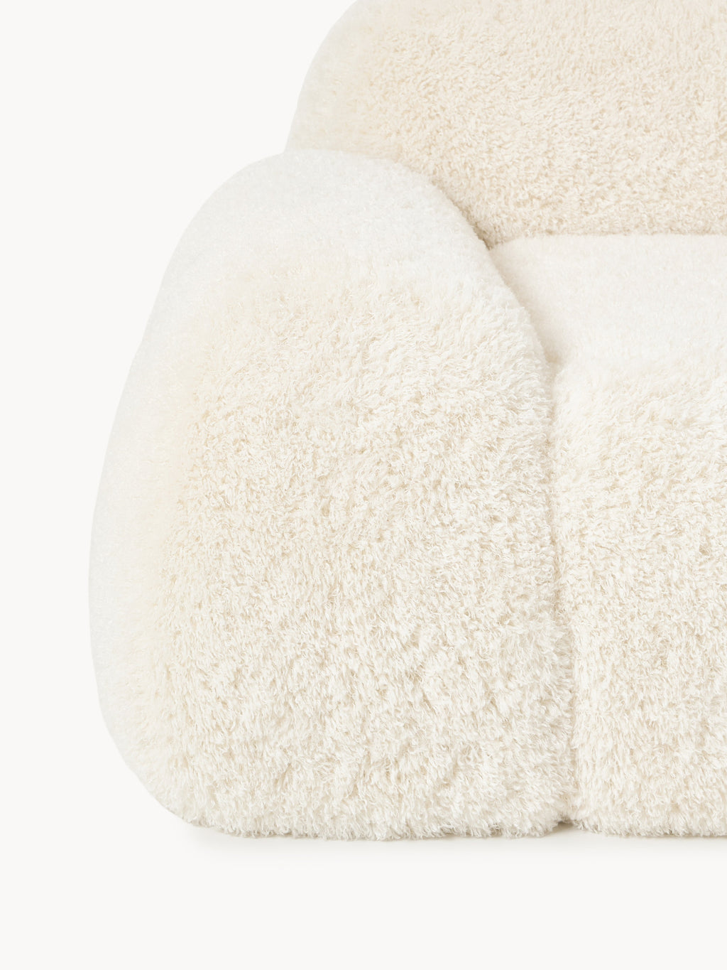 Modulares Teddy-Ecksofa Wolke (4-Sitzer) mit Chaiselongue