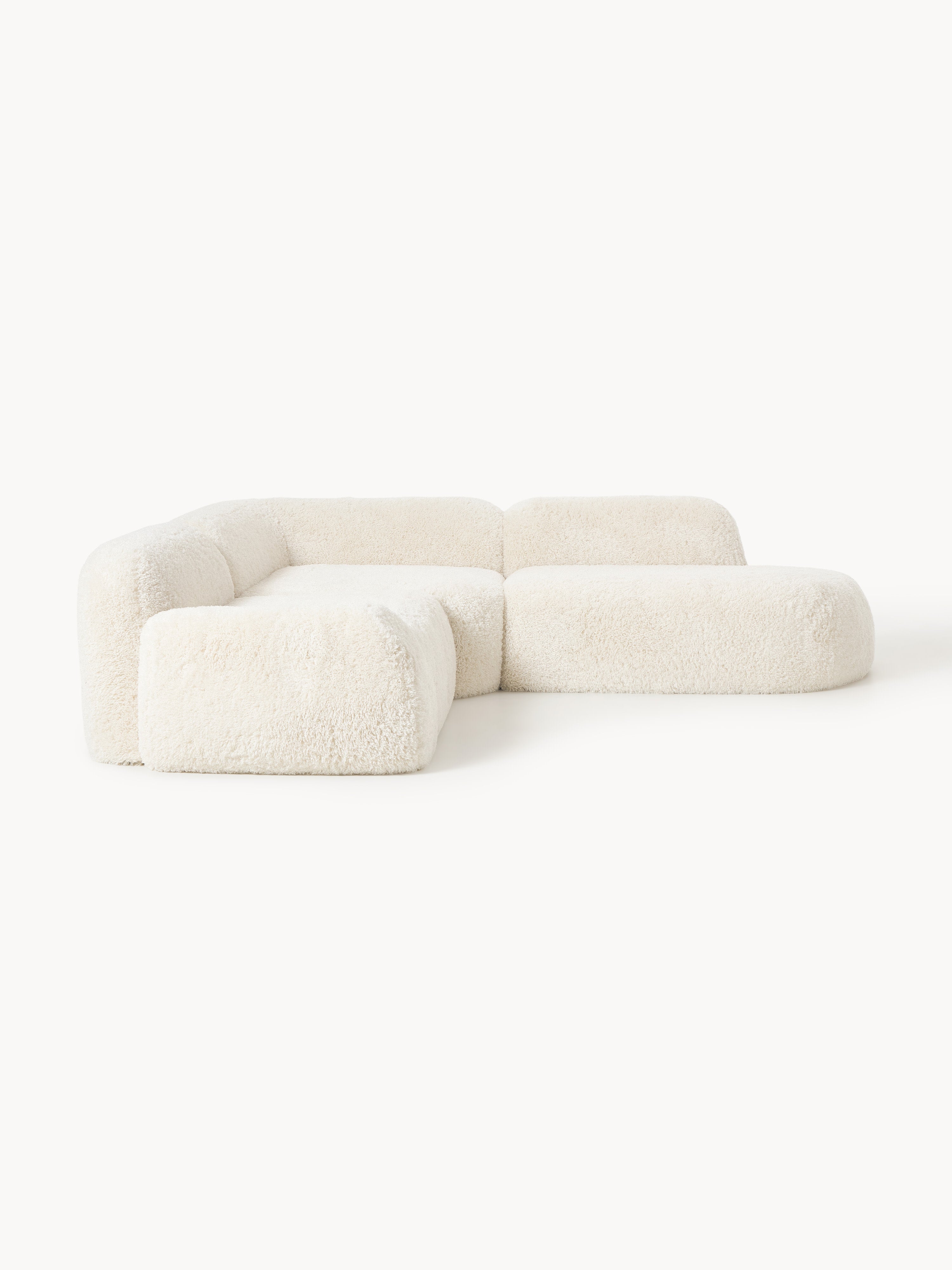 Galeriebild 1 - Modulares Teddy-Ecksofa Wolke (4-Sitzer) mit Chaiselongue