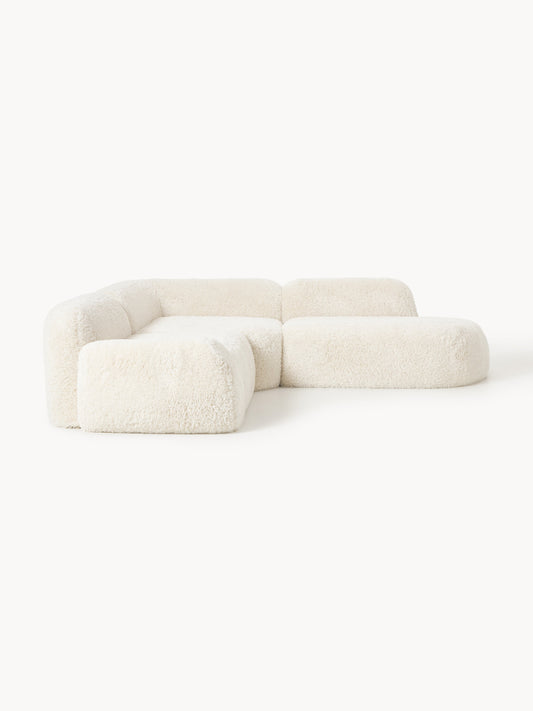 Galeriebild 1 - Modulares Teddy-Ecksofa Wolke (4-Sitzer) mit Chaiselongue