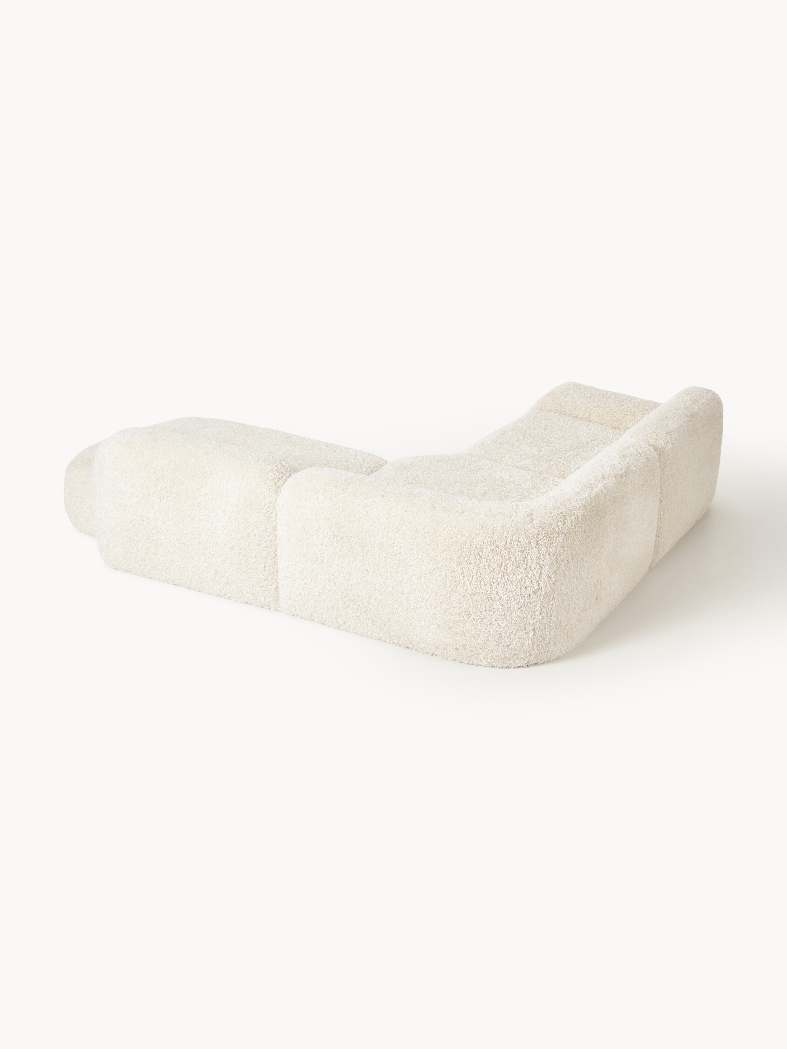 Modulares Teddy-Ecksofa Wolke (4-Sitzer) mit Chaiselongue