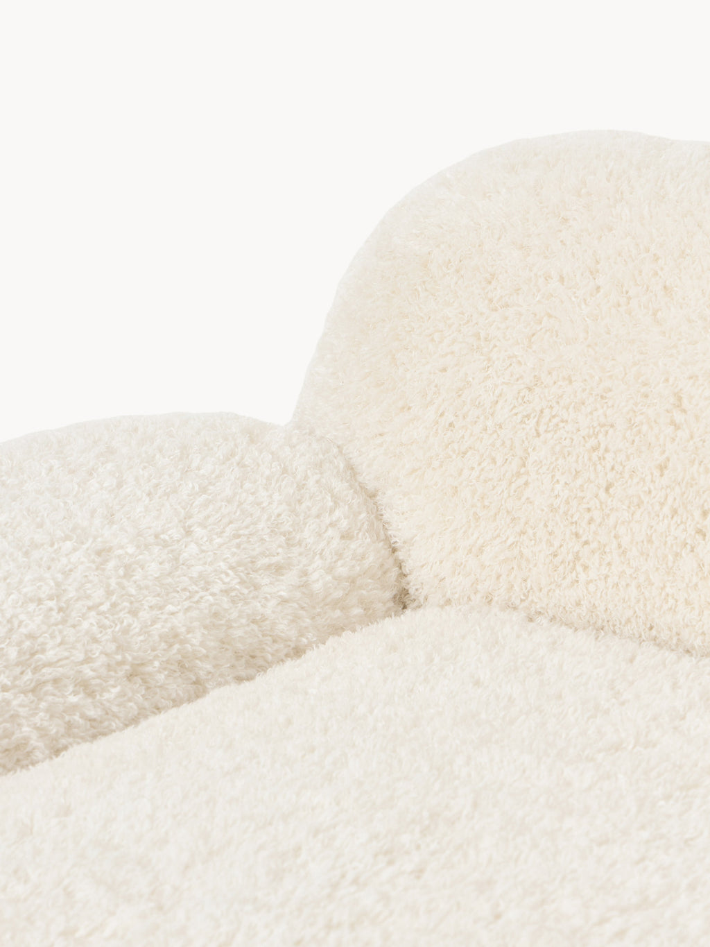 XL Modulares Teddy-Ecksofa Wolke mit Chaiselongue